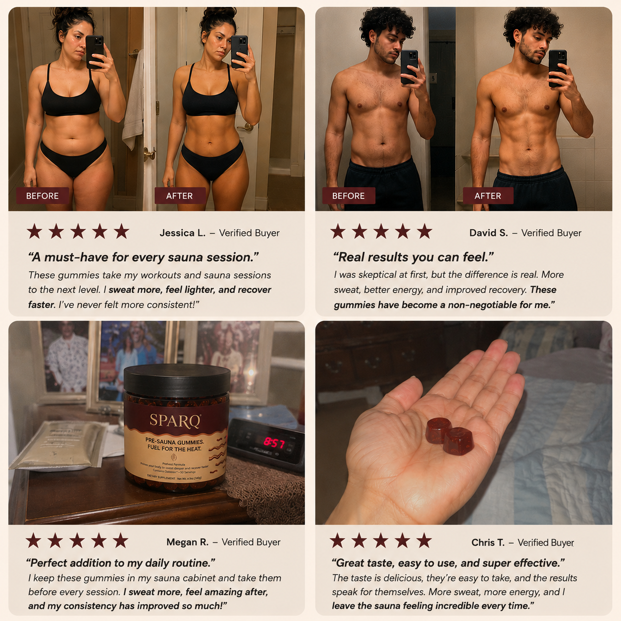Sparq™ Pre-Sauna Gummies